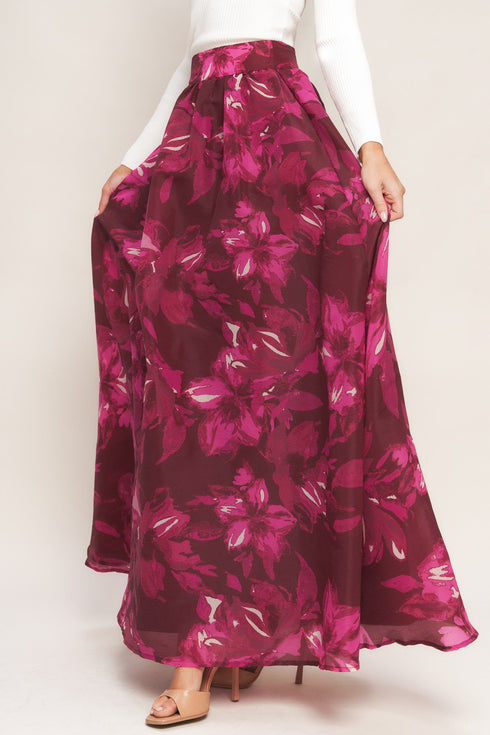 bouquet-no-9-woven-maxi-full-skirt Flying Tomato - Sophia's Style-2